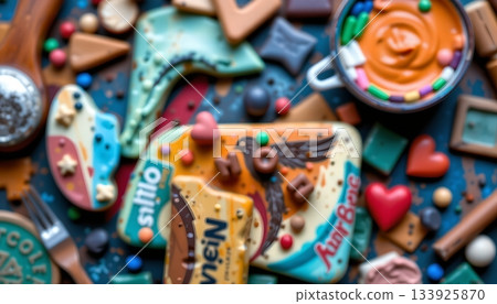 An interior view of a restaurant or c, where several people are seated around tables, engaged in conversations and meals An interior view of a restaurant or c, where several people are seated around tables, engaged in conversations and meals 133925870