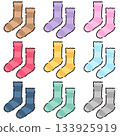 Room socks illustration set 2 133925919