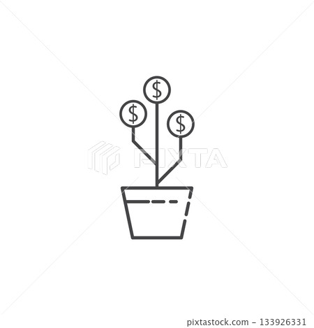 Three dollar coins 133926331