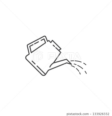 watering can pouring water. 133926332