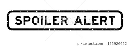 Grunge black spoiler alert word rubber square seal stamp on white background Grunge black spoiler alert word rubber square seal stamp on white background 133926632