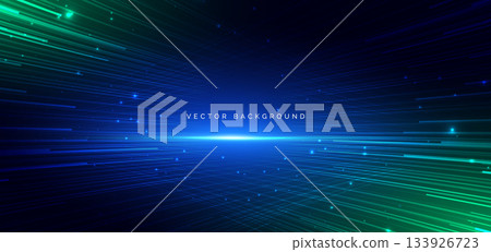 Lines diagonal glowing overlapping on blue and green background. Lines diagonal glowing overlapping on blue and green background. 133926723