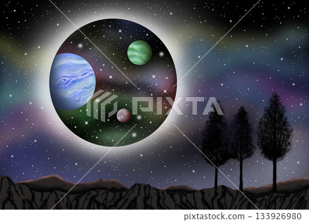 Space - Wormholes, Space-Time Tunnels, Multiverse Space - Wormholes, Space-Time Tunnels, Multiverse 133926980