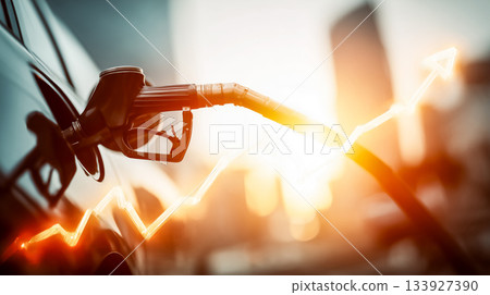 A symbol of inflation and rising costs 133927390