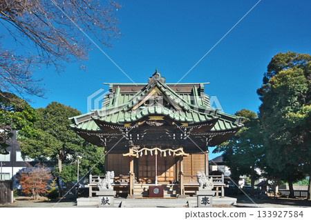 Hiratsuka City Tamura Yasaka Shrine (Winter, December) Hiratsuka City Tamura Yasaka Shrine (Winter, December) 133927584