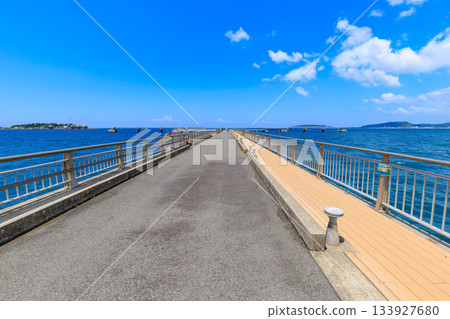 位於千葉縣立山市立山海灘站旁的立山日落碼頭 133927680