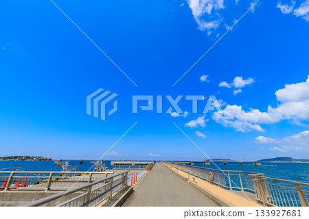 位於千葉縣立山市立山海灘站旁的立山日落碼頭 位於千葉縣立山市立山海灘站旁的立山日落碼頭 133927681