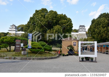 Hyogo Prefecture Akashi Castle (Akashi Park) Tatsumi Tower, Kun Tower, Chrysanthemum Exhibition and Walking Path 133928407