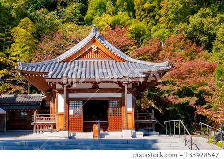神戶,大石戶須磨寺的秋葉 神戶,大石戶須磨寺的秋葉 133928547