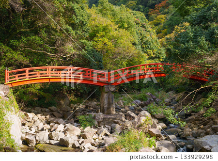 Autumn in Kobe, Taisanji Temple, and the bridge leading to Okunoin Autumn in Kobe, Taisanji Temple, and the bridge leading to Okunoin 133929298