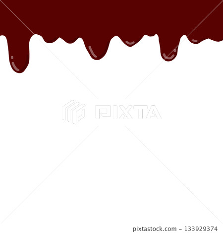 [Melting Texture] Brown Abstract Background and Decorative Frame - Perfect for Cafe and Restaurant Advertisements 133929374
