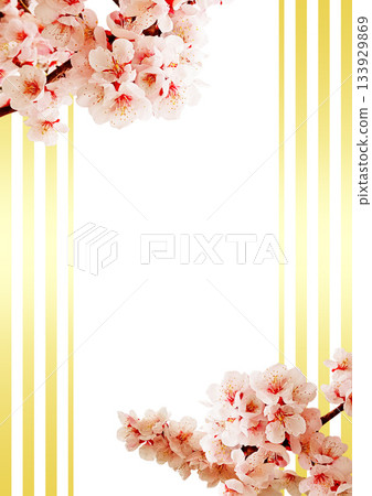 Japanese pattern background: Plum Japanese pattern background: Plum 133929869