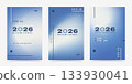 Gradient poster background set 133930041
