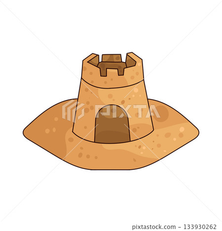 illustration of Sandcastle illustration of Sandcastle 133930262