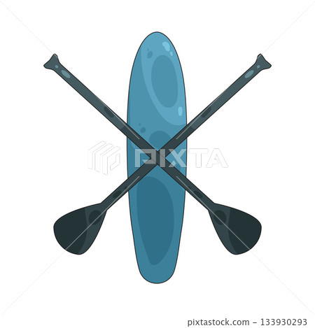 illustration of Paddleboard 133930293