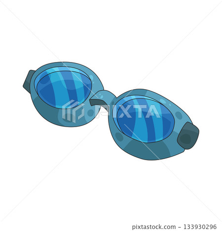 illustration of Swimming Goggles illustration of Swimming Goggles 133930296