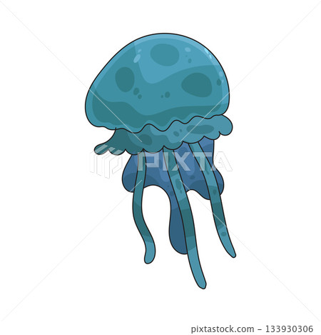 illustration of Jellyfish illustration of Jellyfish 133930306