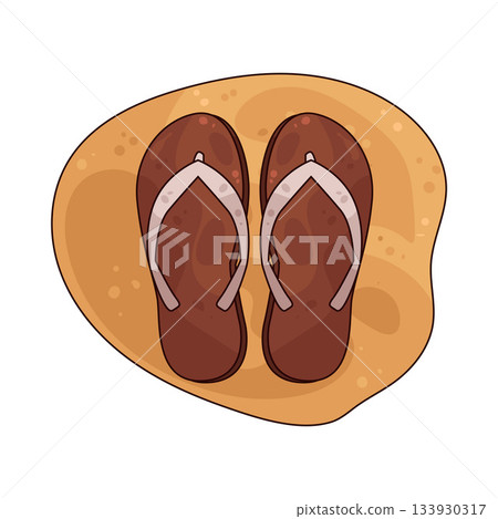 illustration of Flip Flops illustration of Flip Flops 133930317