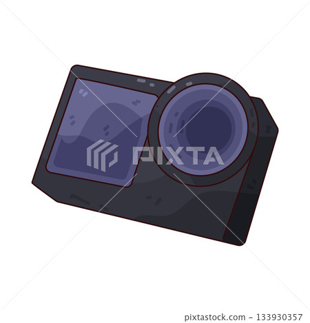illustration of Mirrorless Camera illustration of Mirrorless Camera 133930357