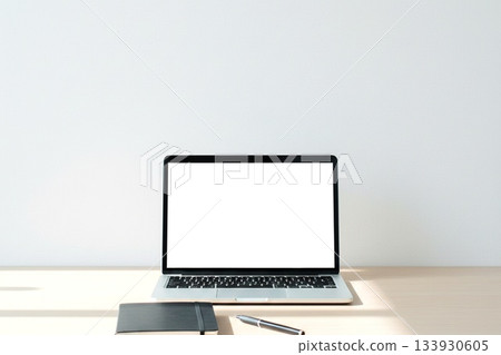 Minimalist work desk and digital device materials for computer and smartphone screen inlays Minimalist work desk and digital device materials for computer and smartphone screen inlays 133930605