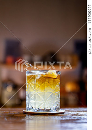 Old fashioned cocktail 133930965