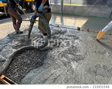 Construction of soil concrete 133931549