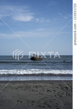 秋高氣爽的一天，奧伊索海灘 133931720