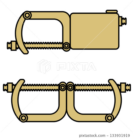 用於腳手架的正交夾和柔性夾圖示集 用於腳手架的正交夾和柔性夾圖示集 133931919