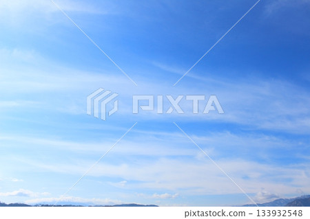 Colored paper with sky and clouds Sky and clouds of Shinshu Nature of Shinshu Colored paper with sky and clouds Sky and clouds of Shinshu Nature of Shinshu 133932548