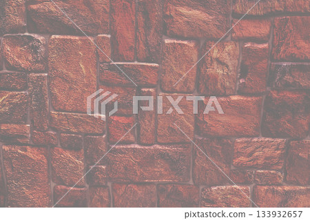 Pale brown brickwall as decoration and space for text 133932657