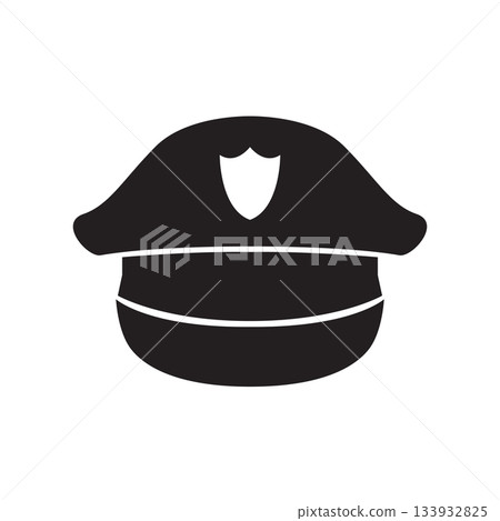 Police hat icon 133932825