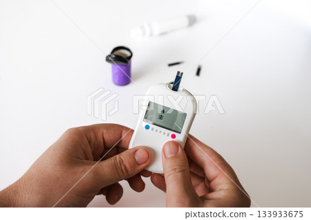 Checking Blood Sugar Level 133933675