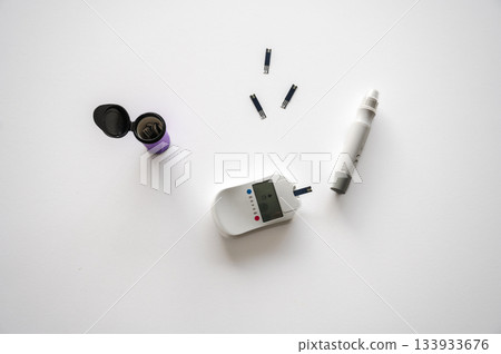 Checking Blood Sugar Level 133933676