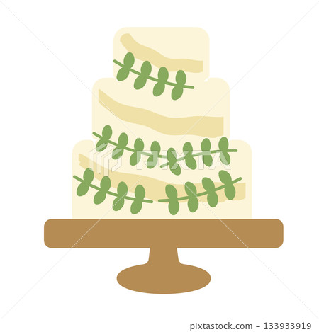 婚禮蛋糕插畫 婚禮蛋糕插畫 133933919