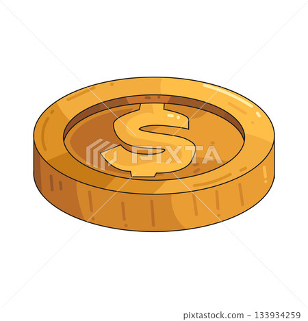 illustration of Coin illustration of Coin 133934259