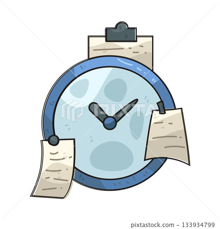 illustration of Deadline  133934799