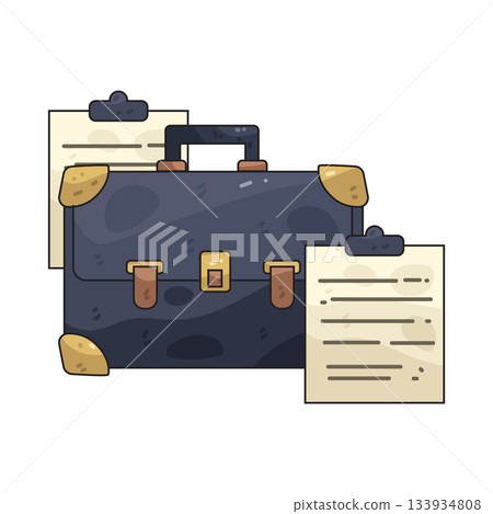 illustration of Briefcase 133934808