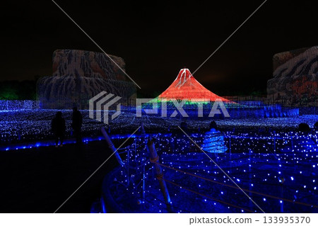 藍色照明 133935370