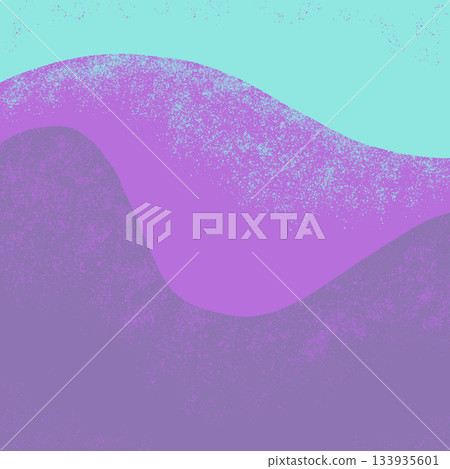 手繪顆粒感紫色波浪背景插圖 133935601