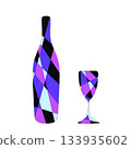 Wine and glass 133935602