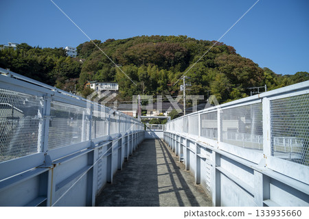 秋日晴朗,從磯站天橋眺望JR東日本東海道線 秋日晴朗,從磯站天橋眺望JR東日本東海道線 133935660