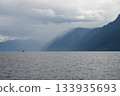 Stunning landscape of Lake Teletskoye in Altay, Russia 133935693