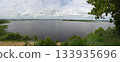 Panorama of the Sviyaga River in Tatarstan, Russia 133935696