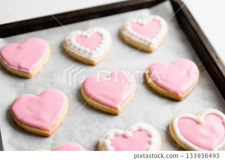 糖霜餅乾心型人工智慧 133936493