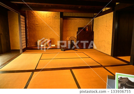 Shibutani, Takuboku's hometown. Inside an old house next to the former Shibutani Elementary and High School. Shibutani, Takuboku's hometown. Inside an old house next to the former Shibutani Elementary and High School. 133936755