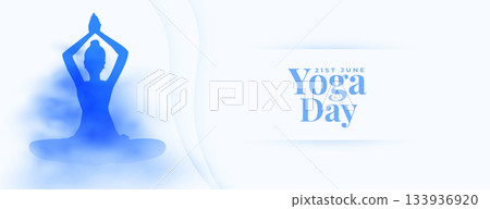 21st june world yoga day event poster with cloudy effect 21st june world yoga day event poster with cloudy effect 133936920