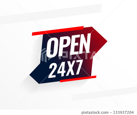 24 hrs and 7 days always open service assistant poster 24 hrs and 7 days always open service assistant poster 133937204