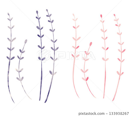 purple and pink plants with herbs and sunset glow. Cute kids watercolor repeat for fabric, wallpaper, nursery decor, planner, art for kids, perfect for stationary designs, printable purple and pink plants with herbs and sunset glow. Cute kids watercolor repeat for fabric, wallpaper, nursery decor, planner, art for kids, perfect for stationary designs, printable 133938267
