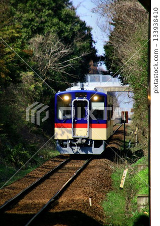 鹿島臨海鐵道「8000系」柴油車在大洗鹿島線平穩運行 鹿島臨海鐵道「8000系」柴油車在大洗鹿島線平穩運行 133938410