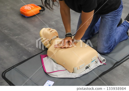 first aid course - company safety - cardiac massage - Basic Life Support first aid course - company safety - cardiac massage - Basic Life Support 133938984